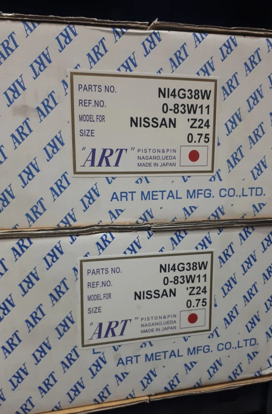پیستون نیسان ART اصلی ژاپن سایز 75 مناسب موتور Z24