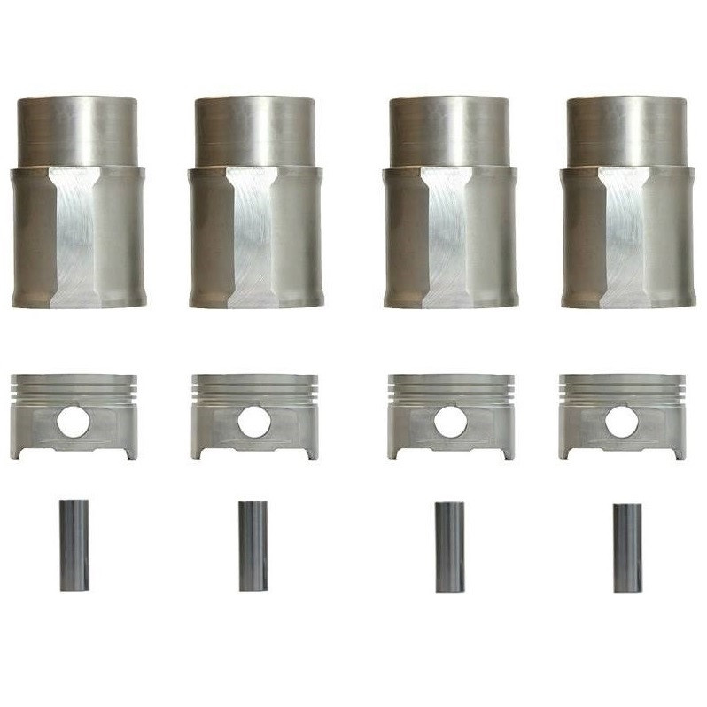 بوش و پیستون و گژنپین قائم مناسب پژو 405 موتور XU7 | بسته 4 عددی