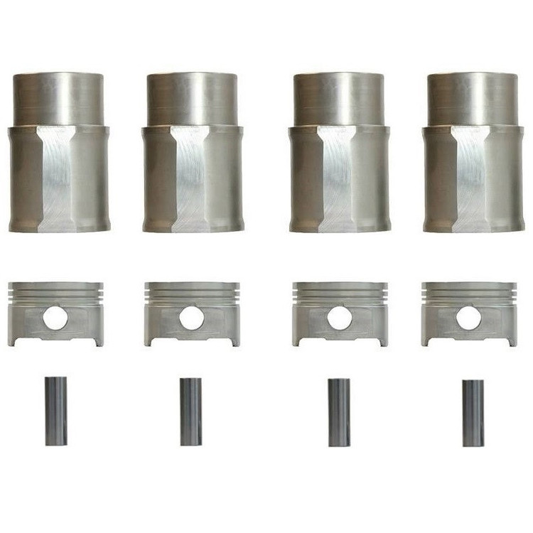 بوش و پیستون و گژنپین قائم مناسب پژو 405 موتور XU7 | بسته 4 عددی