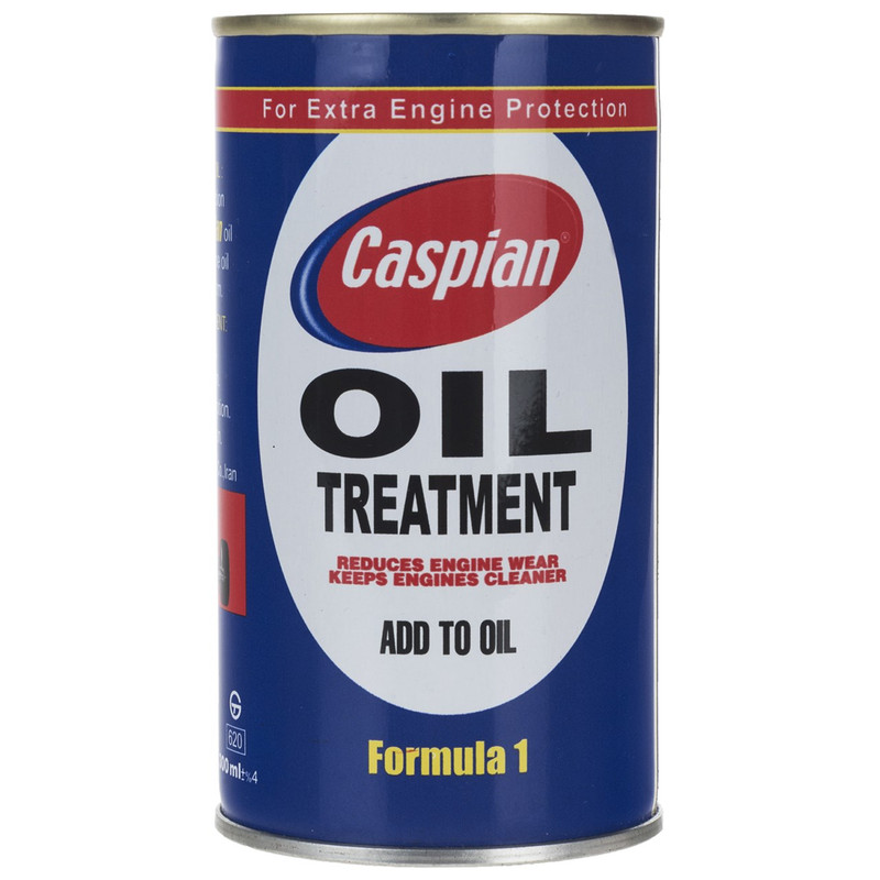 مکمل روغن موتور کاسپین مدل Formula 1 حجم 300 میلی‌لیتر | کاهش اصطکاک، محافظت از موتور و افزایش راندمان