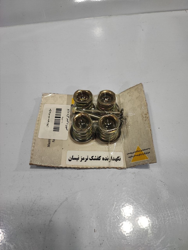 ست میخ و پولک لنت بایاتوس (نگهدارنده کفشک ترمز نیسان) مناسب برای نیسان وانت