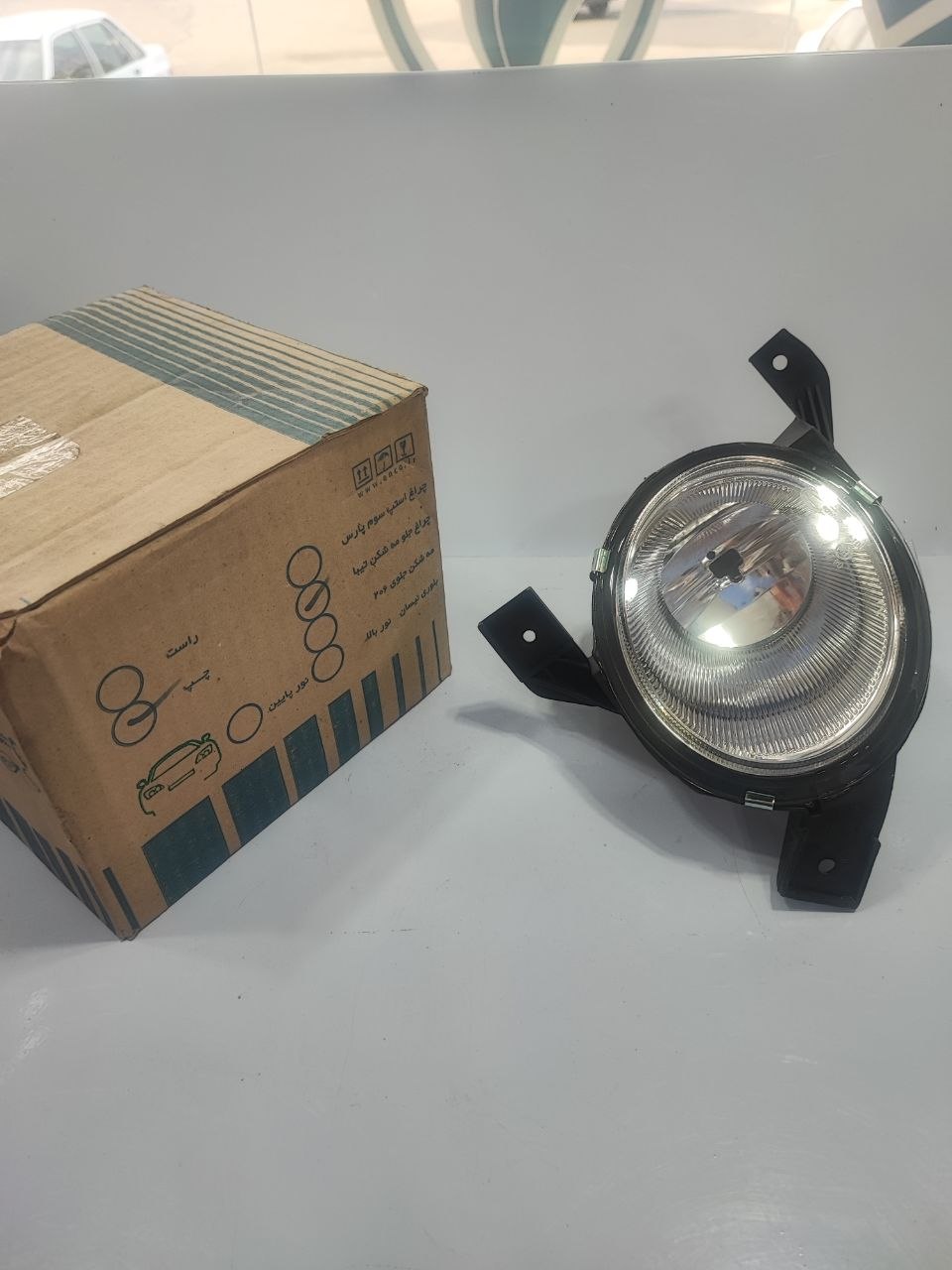 چراغ مه شکن تیبا چپ